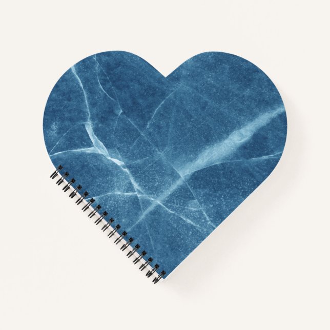 Heart Shaped Spiral Bound Notebook (Front)