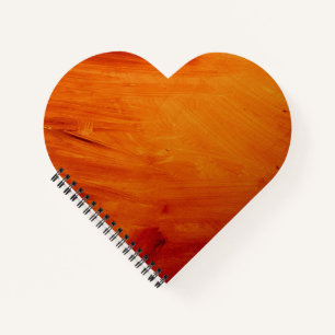 Heart Shaped Spiral Bound Notebook