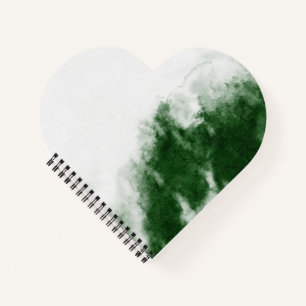 Heart Shaped Spiral Bound Notebook