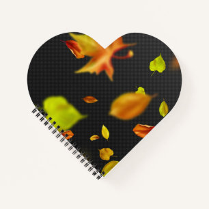 Heart Shaped Spiral Bound Notebook