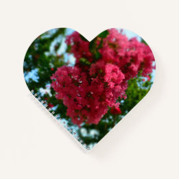 Heart Shaped Spiral Bound Notebook