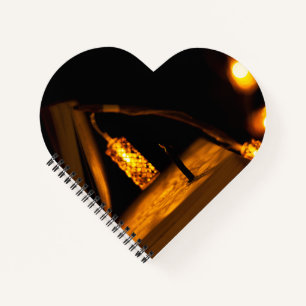 Heart Shaped Spiral Bound Notebook