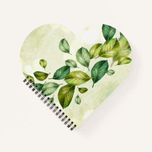 Heart Shaped Spiral Bound Notebook