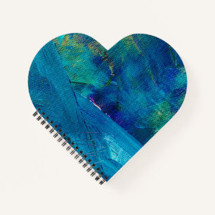 Heart Shaped Spiral Bound Notebook
