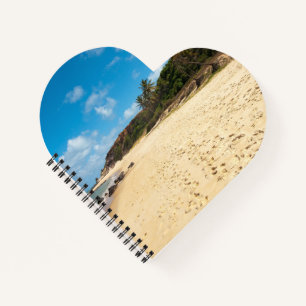Heart Shaped Spiral Bound Notebook