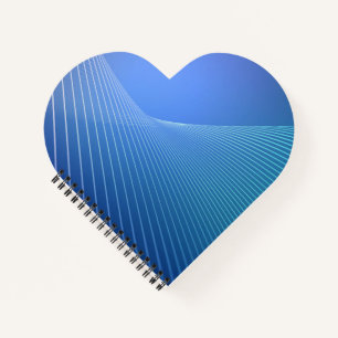 Heart Shaped Spiral Bound Notebook