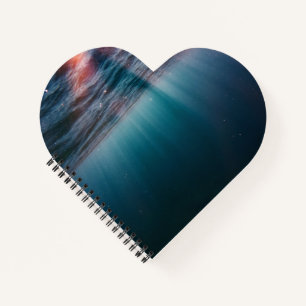 Heart Shaped Spiral Bound Notebook