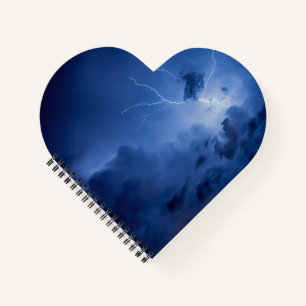 Heart Shaped Spiral Bound Notebook