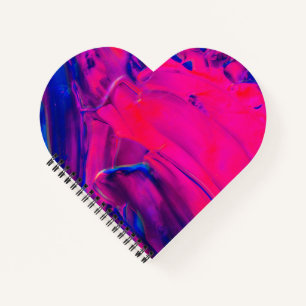 Heart Shaped Spiral Bound Notebook