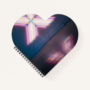 Heart Shaped Spiral Bound Notebook