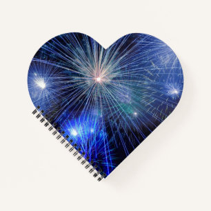 Heart Shaped Spiral Bound Notebook