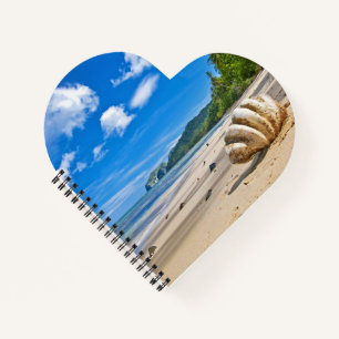 Heart Shaped Spiral Bound Notebook