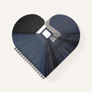 Heart Shaped Spiral Bound Notebook