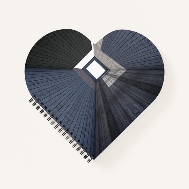 Heart Shaped Spiral Bound Notebook (Front)
