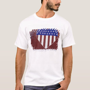 Heart-Shaped Stars and Stripes T-Shirt
