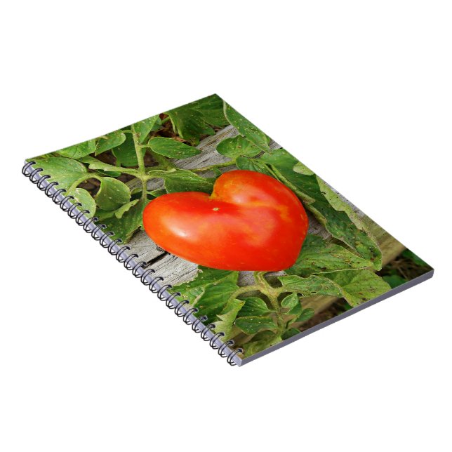 Heart Shaped Tomato Notebook (Right Side)