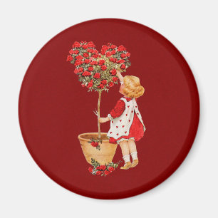 Heart Shaped Topiary Magnet