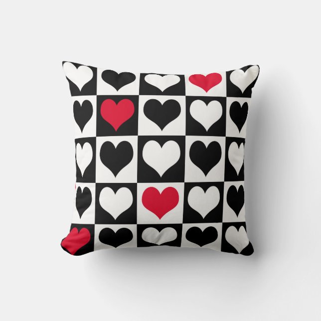 Heart shapes cushion (Front)