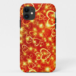 Heart Shapes Pattern-25622 iPhone 11 Case