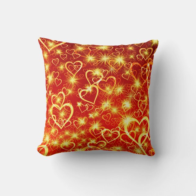 Heart Shapes Pattern-25622 Cushion (Front)