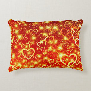 Heart Shapes Pattern-25622 Decorative Cushion