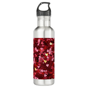 Heart Shapes Texture-20622 710 Ml Water Bottle