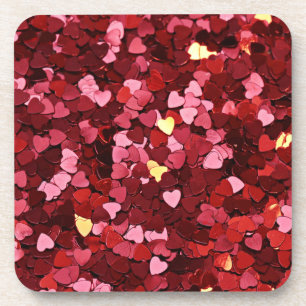 Heart Shapes Texture-20622 Coaster