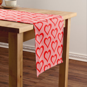 Heart Short Table Runner
