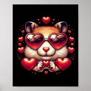 Heart Sign Hand Hamster Kids Mens Womens Hamster V