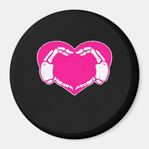 Heart Skeleton Hands Gothic Valentine Classic Magnet