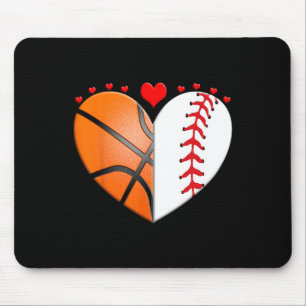 Heart Sketll Sell Valentines Day Sports Lover Mouse Pad