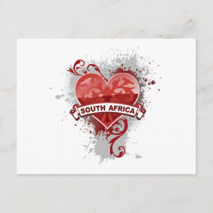 Heart South Africa Postcard