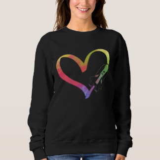 Heart Space Ship Exploration Solar Space Aerospace Sweatshirt