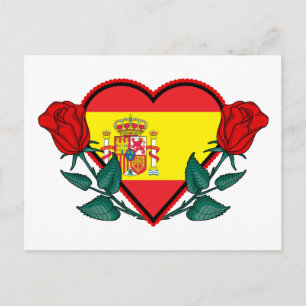 Heart Spain Postcard