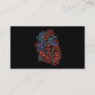 Heart Specialist Anatomy Doctor Medical Biology Business Card