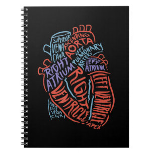 Heart Specialist Anatomy Doctor Medical Biology Notebook