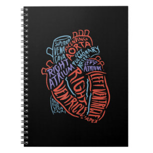 Heart Specialist Anatomy Doctor Medical Biology Notebook