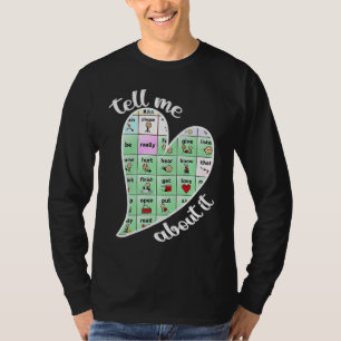 Heart Speech Language Pathologist Words Matter Spe T-Shirt