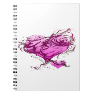 Heart Splash Notebook