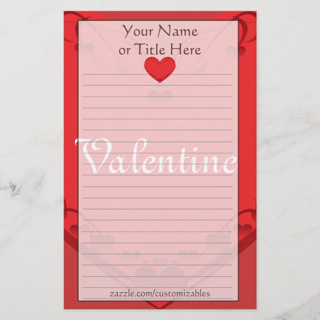 Heart Stationery (Front)