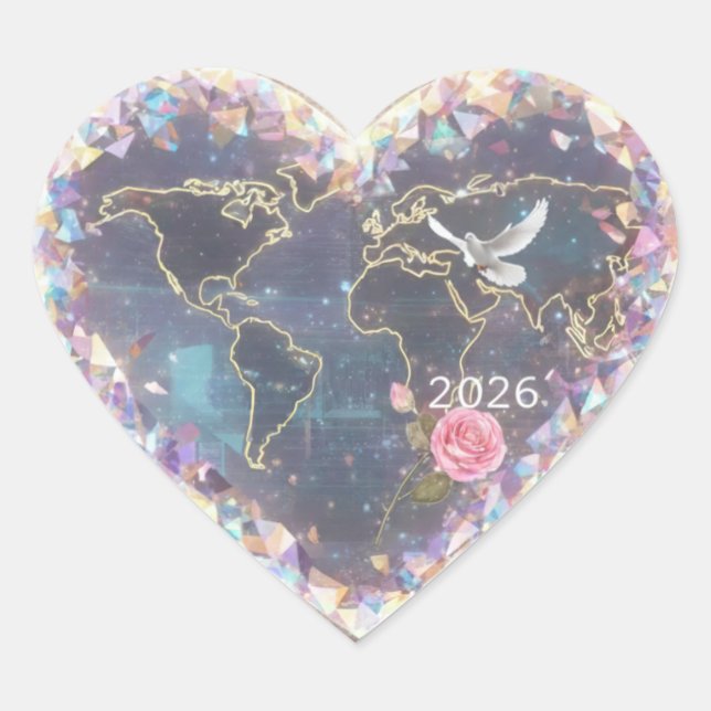 HEART STICKER (Front)