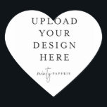 Heart Sticker - 1.5"<br><div class="desc">Customise your design in Templett. After you are done editing,  download your file in a JPG format (don't forget to turn on the bleed option). Upload your design here by clicking on the blue "Personalise" button.</div>