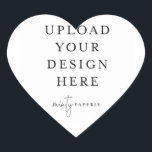 Heart Sticker - 1.5"<br><div class="desc">Customise your design in Templett. After you are done editing,  download your file in a JPG format (don't forget to turn on the bleed option). Upload your design here by clicking on the blue "Personalise" button.</div>