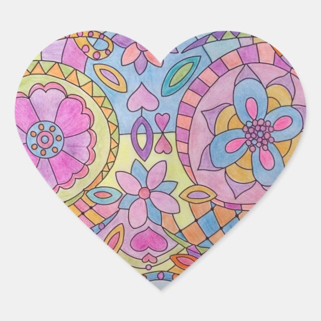 Heart Stickers (Front)
