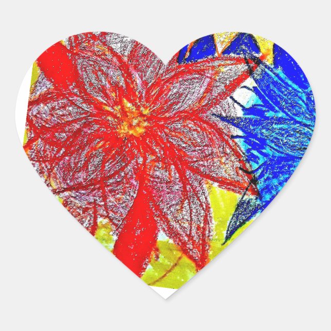 Heart Stickers Contrasting (Front)