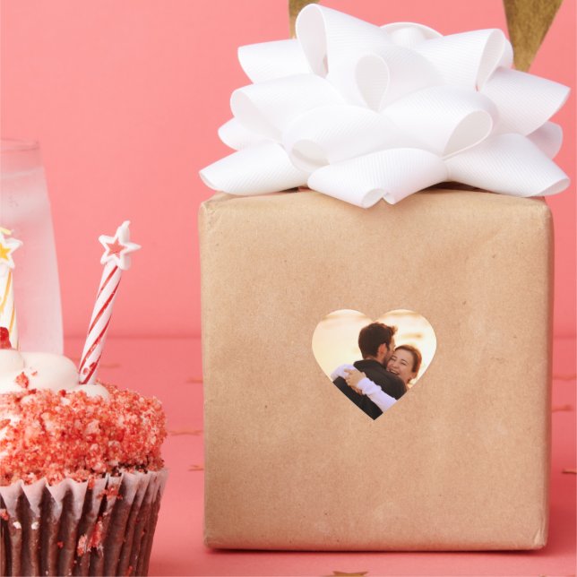 HEART Stickers ​​WITH CUSTOMIZABLE PHOTO (Party)