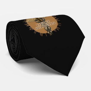 Heart Surgeon Caduceus doctor Tie
