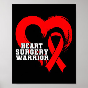 Heart Surgery Byp Awareness Heart Heart Surgery Poster