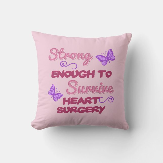 Heart Surgery For Women Cushion (Front)