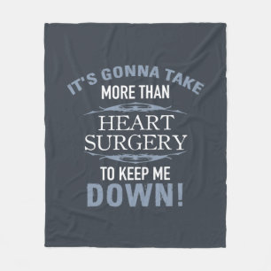 Heart Surgery Humour Fleece Blanket